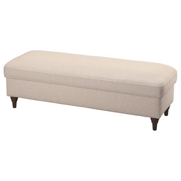 ESSEBODA - Bench with Storage, Knäbäck light beige/brown , - best price from Maltashopper.com 39443412