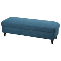 ESSEBODA - Bench with Storage, Tallmyra blue / brown , - best price from Maltashopper.com 69443397