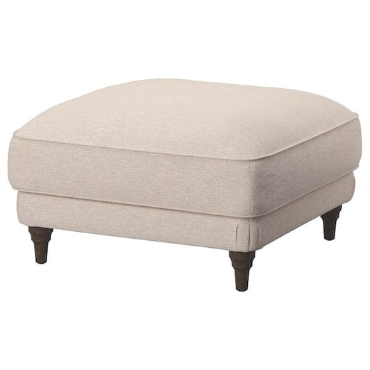 Ikea ESSEBODA - Footstool, Knäbäck light beige/brown ,