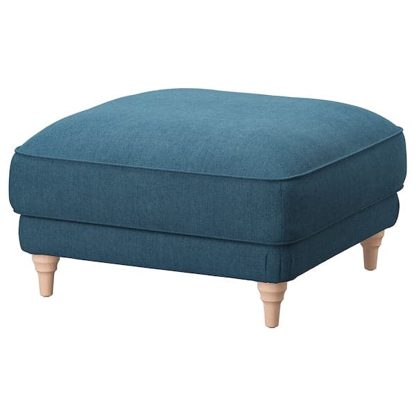 ESSEBODA - Footstool, Tallmyra / birch blue ,