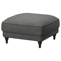 ESSEBODA footstool, Tallmyra medium grey/brown, 77x44x77 cm