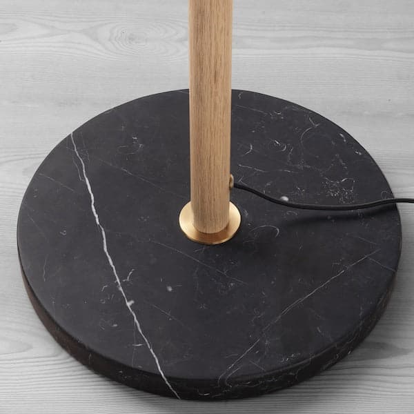 Ikea EVEDAL Floor lamp - marble/grey ,