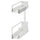EXCEPTIONELL pull-out interior fittings, white
