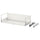 EXCEPTIONELL drawer, high with push to open, white, 80x37 cm