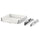 EXCEPTIONELL drawer, low with push to open, white