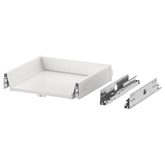 EXCEPTIONELL - Drawer, low with push to open, white, 40x37 cm - best price from Maltashopper.com 90447812