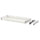EXCEPTIONELL drawer, low with push to open, white