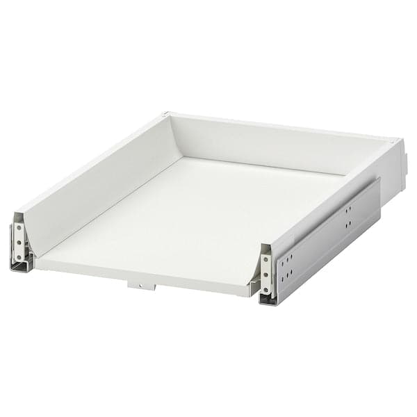 EXCEPTIONELL - Drawer, low with push to open, white, 40x60 cm - best price from Maltashopper.com 50447814