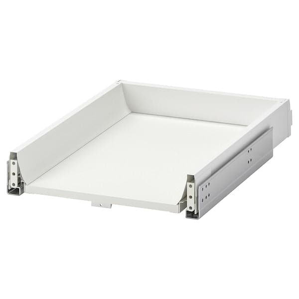 EXCEPTIONELL - Drawer, low with push to open, white, 40x60 cm