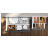 EXCEPTIONELL - Drawer, low with push to open, white, 80x37 cm - best price from Maltashopper.com 80447817