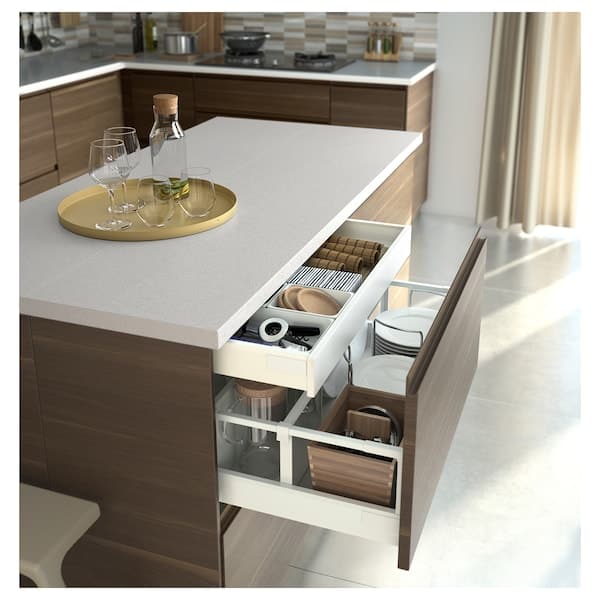 Ikea EXCEPTIONELL - Drawer, low with push to open, white, 60x60 cm