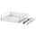 EXCEPTIONELL drawer, medium with push to open, white