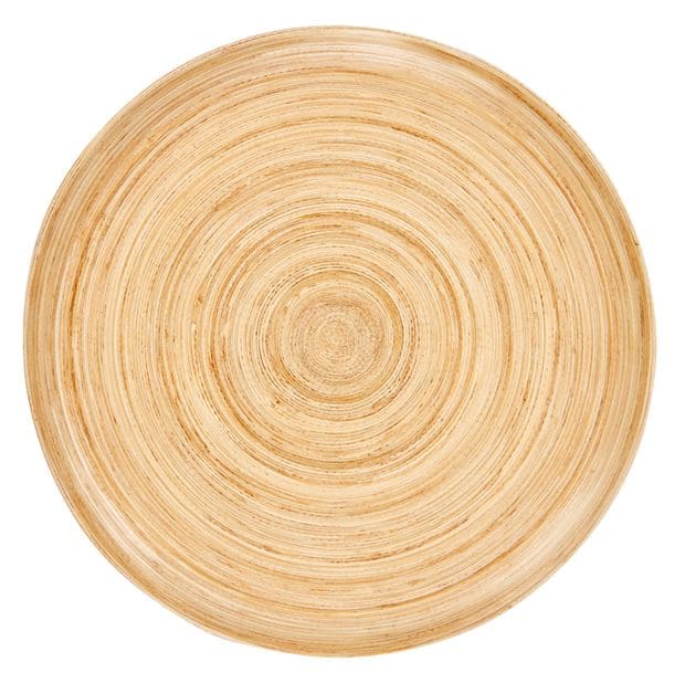 PAMBOE Natural charger plate H 2 cm - Ø 32 cm