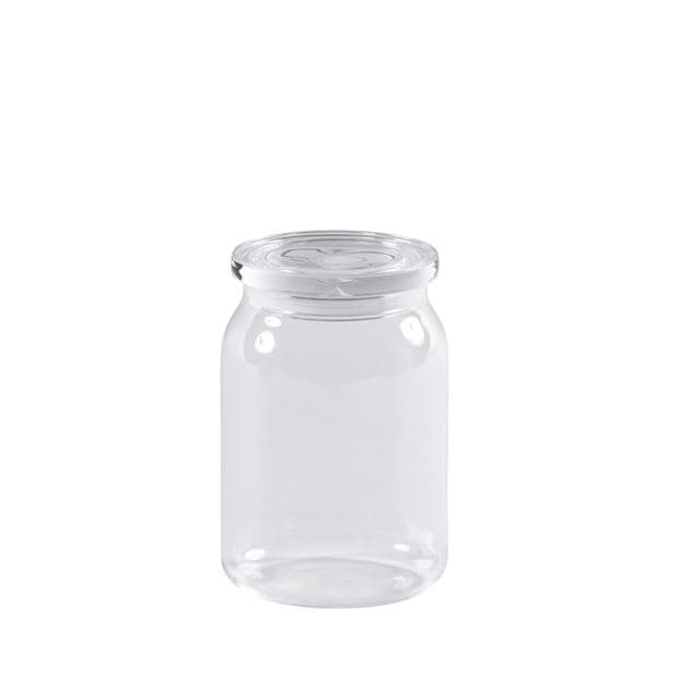 CRYSTAL Food container with transparent lid H 15 cm - Ø 9.1 cm - best price from Maltashopper.com CS660212