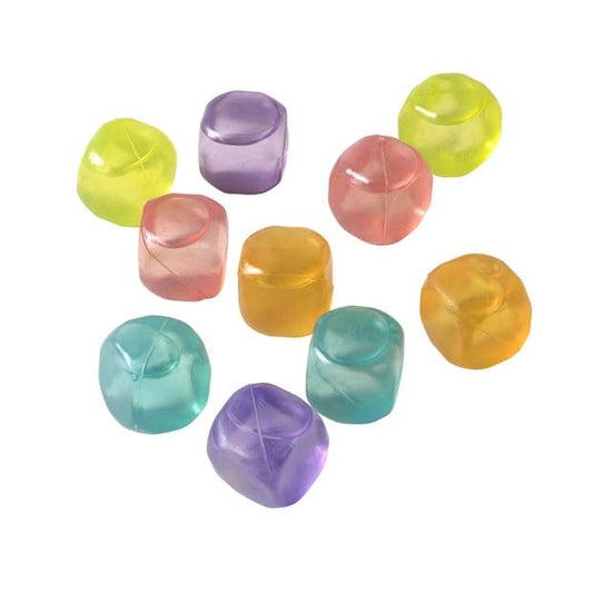 COCKTAIL Ice cubes set of 10 mixes of various colors W 2,5 x L 2,5 cm - best price from Maltashopper.com CS511770