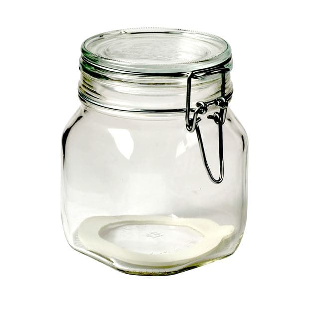 FIDO Transparent hermetic jar H 13.6 cm - Ø 10.6 cm - best price from Maltashopper.com CS439719