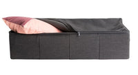 RANGO Dark gray storage box with zip H 18 x W 73 x D 38 cm - best price from Maltashopper.com CS622587