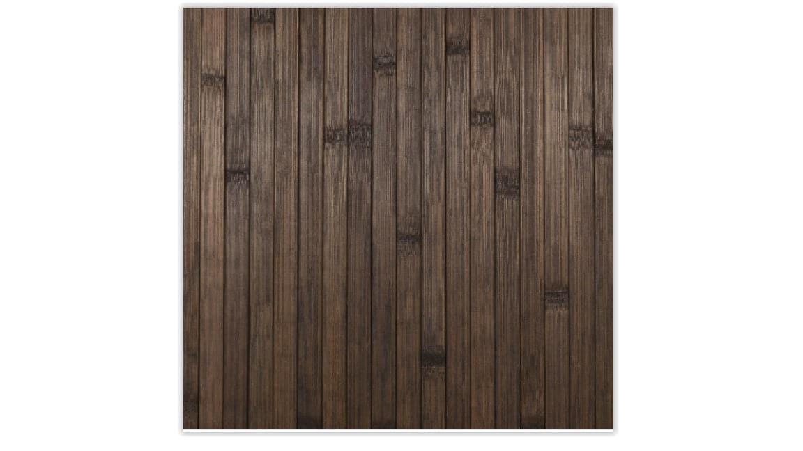 BAMBOO OPEN 50x80 CHOCOLATE CARPET WITH NON-SLIP BOTTOM