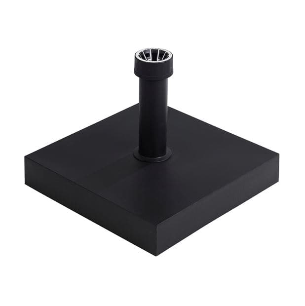 NEW GRANITE Base for black umbrella H 8 x W 40 x L 40 cm - best price from Maltashopper.com CS672371