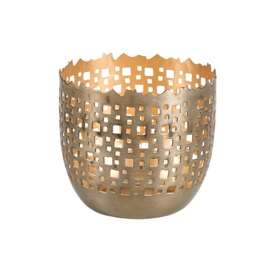 CASSIO Partylight golden H 9 cm - Ø 10 cm - best price from Maltashopper.com CS664699