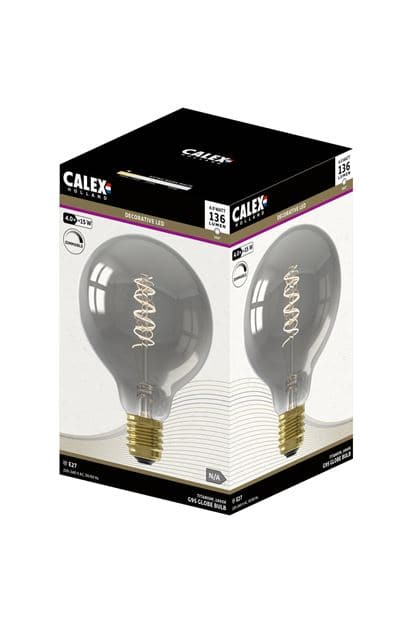 CALEX LED filament bulb E27 1800K titaniumL 14 cm - Ø 9.5 cm - best price from Maltashopper.com CS651574