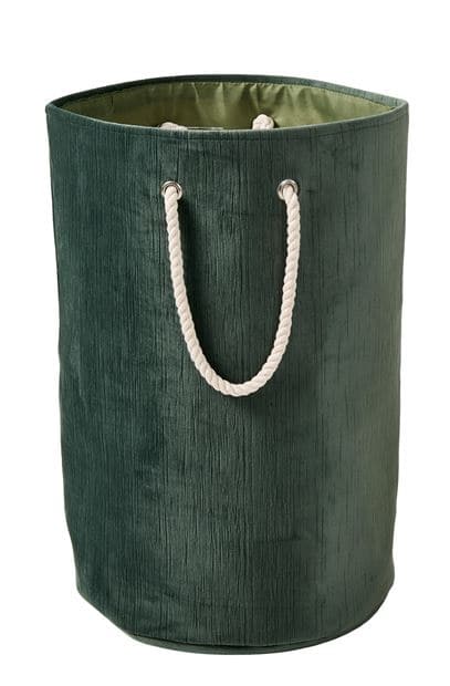VERDA Green laundry basket H 56 cm - Ø 36 cm