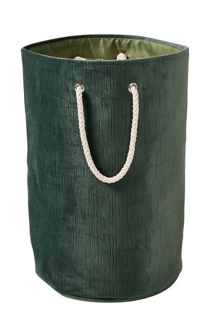 Casa VERDA Green laundry basket H 56 cm - Ø 36 cm