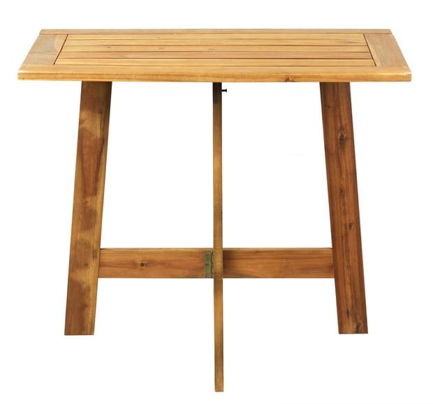 UTAH Brown folding table H 73 x W 82 x D 50 cm - best price from Maltashopper.com CS602770