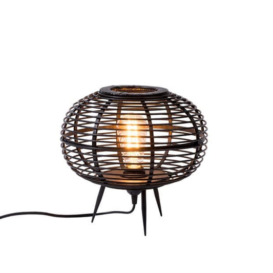 ZANZI Table lamp E27 black H 29 cm - Ø 30 cm - best price from Maltashopper.com CS653884