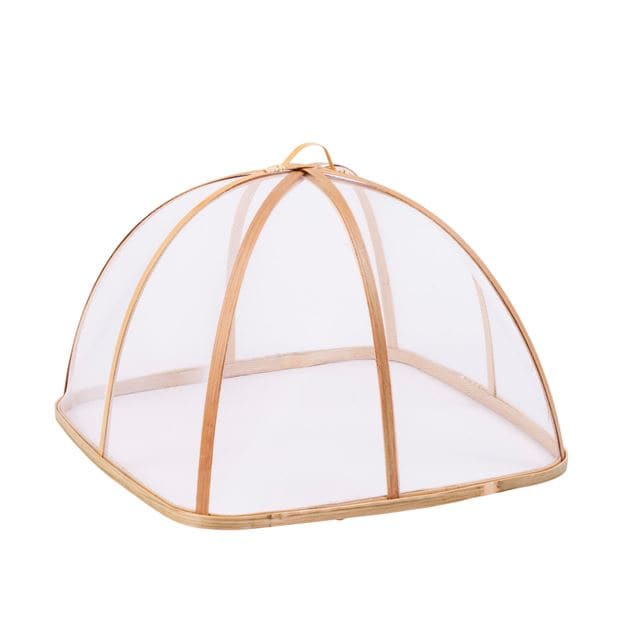 BAMBOO Natural food cover H 24 x W 34 x D 34 cm