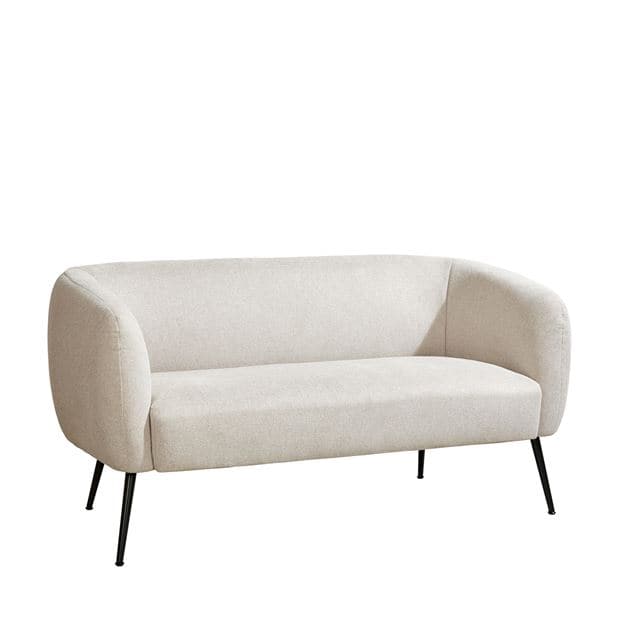 DAVI White sofa H 71 x W 140 x D 71 cm - best price from Maltashopper.com CS648522