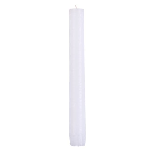 RUSTIC White candle H 25 cm - Ø 3 cm - best price from Maltashopper.com CS615265