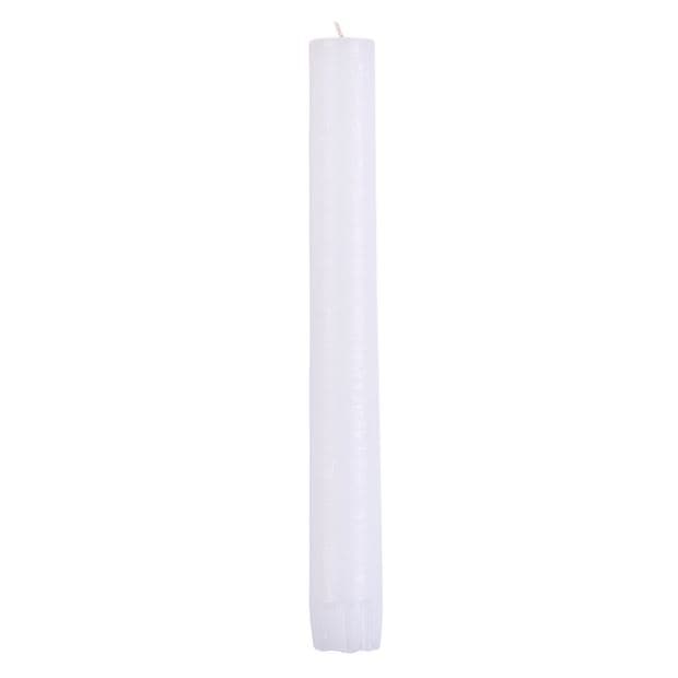 Casa RUSTIC Candela bianco, H 25 cm - Ø 3 cm