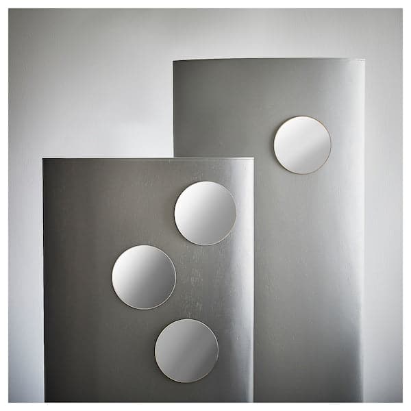 FÄRGEK - Decorative mirror, grey, 20 cm - best price from Maltashopper.com 00517121