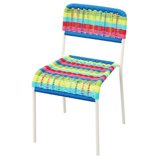 FÄRGGLAD - Children's chair, in/outdoor/multicolour - best price from Maltashopper.com 00101056