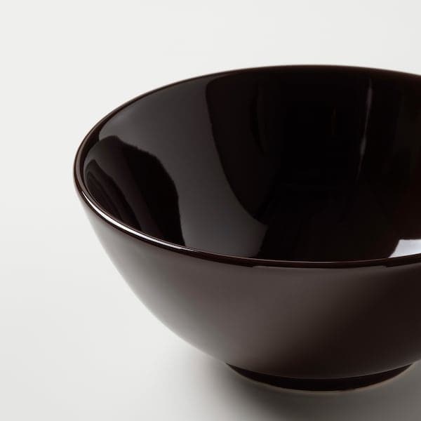 FÄRGKLAR - Bowl, glossy brown, 12 cm - best price from Maltashopper.com 10485426