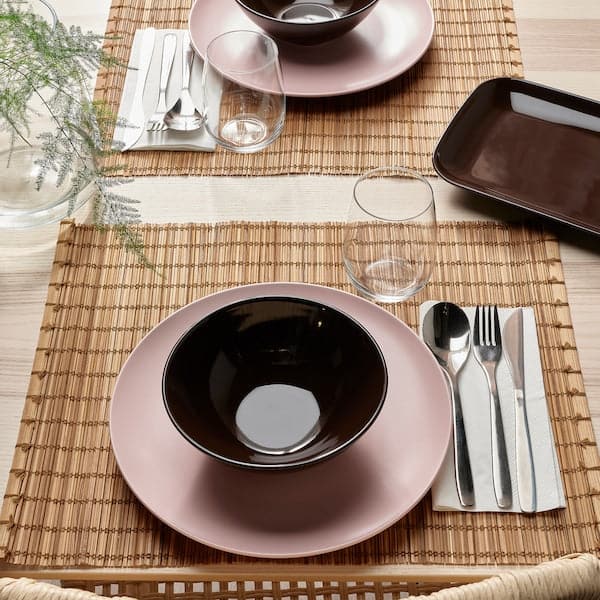 Ikea FÄRGKLAR - Bowl, glossy brown, 16 cm