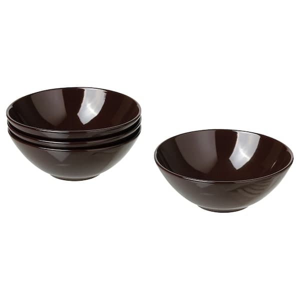 FÄRGKLAR - Bowl, glossy brown, 16 cm - best price from Maltashopper.com 70485428
