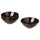 FÄRGKLAR bowl, glossy brown, 16 cm, 4 pack