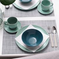 FÄRGKLAR - Bowl, glossy dark turquoise, 16 cm - best price from Maltashopper.com 90477192