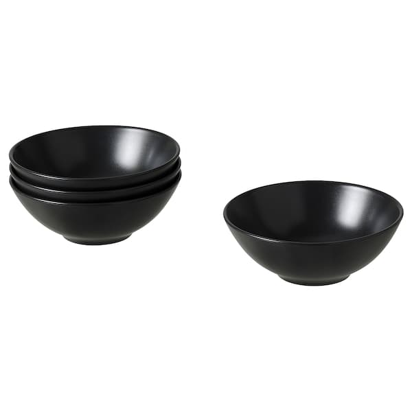 Ikea FÄRGKLAR - Bowl, matt dark grey, 16 cm