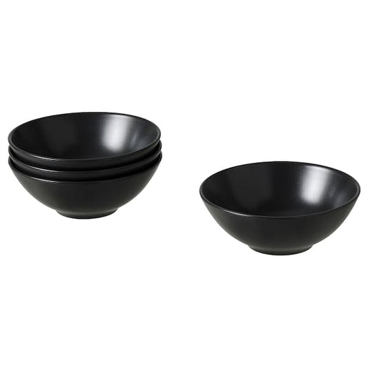 Ikea FÄRGKLAR - Bowl, matt dark grey, 16 cm