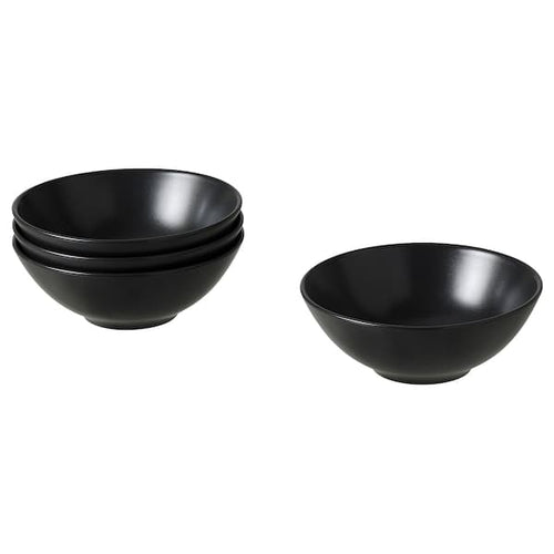 FÄRGKLAR - Bowl, matt dark grey, 16 cm