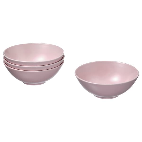 FÄRGKLAR - Bowl, matt light pink, 16 cm - best price from Maltashopper.com 70478140