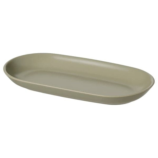 Ikea FÄRGKLAR Serving plate - matt green 27x14 cm , 27x14 cm