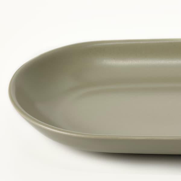 FÄRGKLAR Serving plate - matt green 27x14 cm , 27x14 cm - best price from Maltashopper.com 80484918