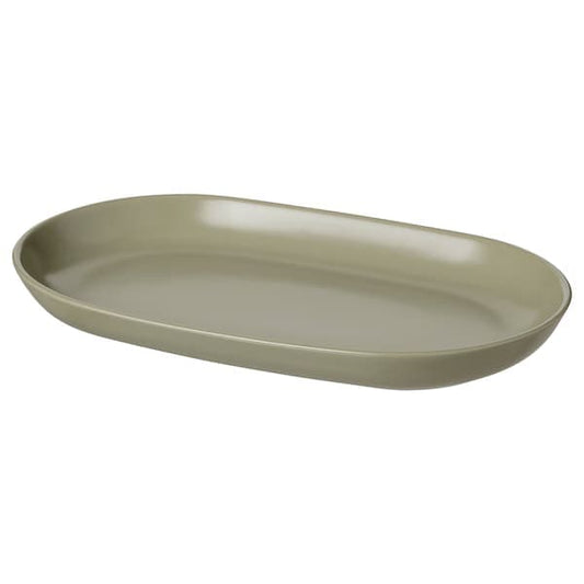 Ikea FÄRGKLAR Serving plate - matt green 32x18 cm , 32x18 cm