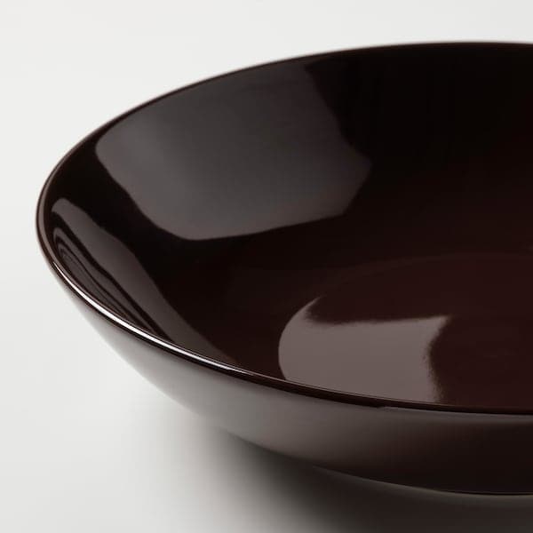 FÄRGKLAR - Deep plate, glossy brown, 23 cm - best price from Maltashopper.com 60485438