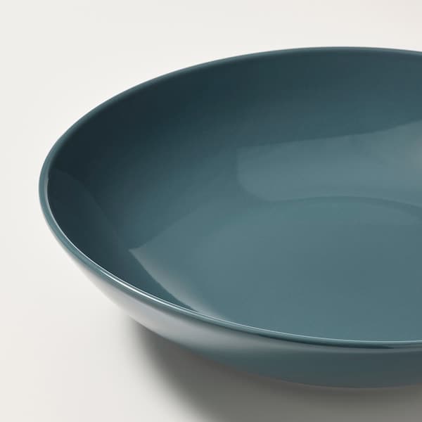 FÄRGKLAR - Deep plate, glossy dark turquoise, 23 cm - best price from Maltashopper.com 40477175
