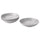 FÄRGKLAR - FÄRGKLAR Deep plate, matt light grey, 23 cm